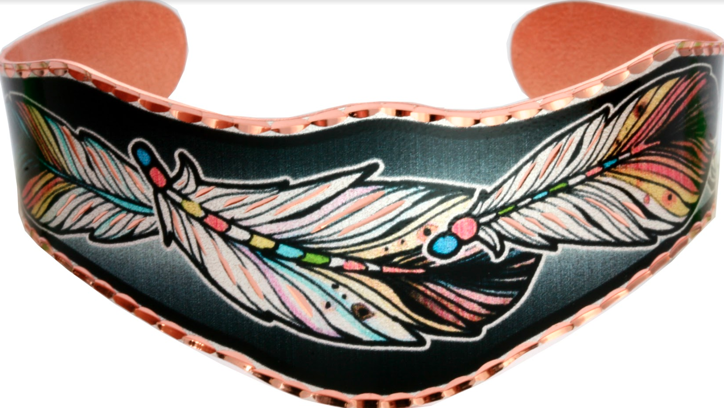 NATIVE FEATHERS DESIGN BRACELET BN-01