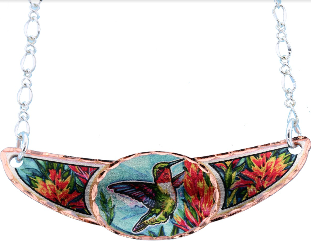 HUMMINGBIRD CHOKER NECKLACE JY-307