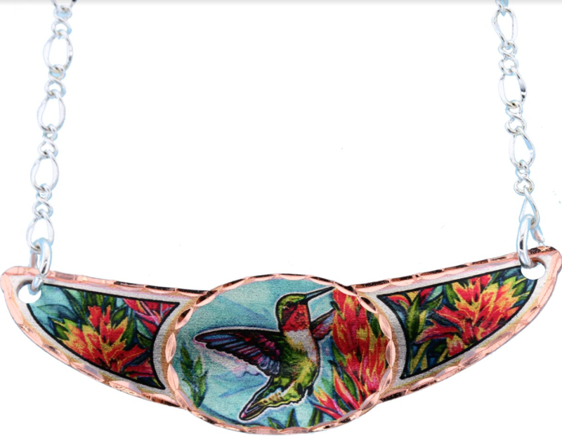 HUMMINGBIRD CHOKER NECKLACE JY-307