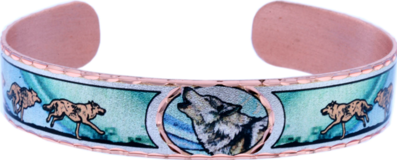 HOWLING WOLF CUFF BRACELET BYN-10