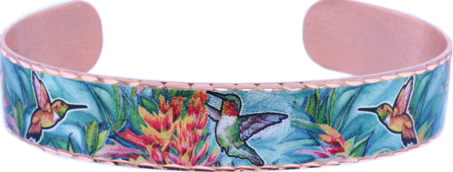 HUMMINGBIRD COPPER CUFF BRACELETS BYN-24
