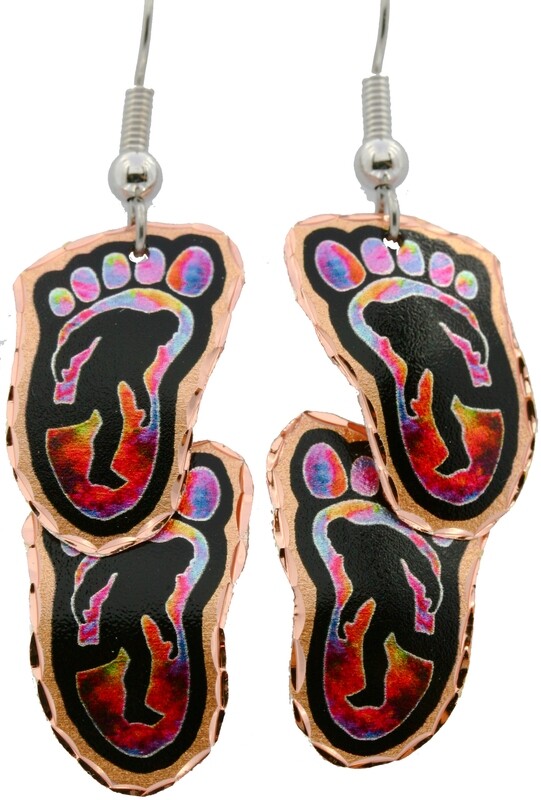 BIGFOOT SASQUATCH DANGLE EARRINGS LDM-277