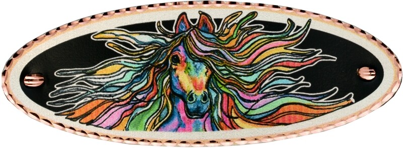 RAINBOW HORSE HAIR CLIP BY LYNN-BEAN HY-05