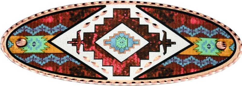 COLORFUL SOUTHWEST NATIVE HAIR CLIP HY-27