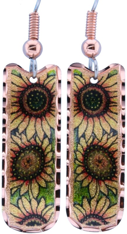 SUNFLOWER EARRINGS LD-299