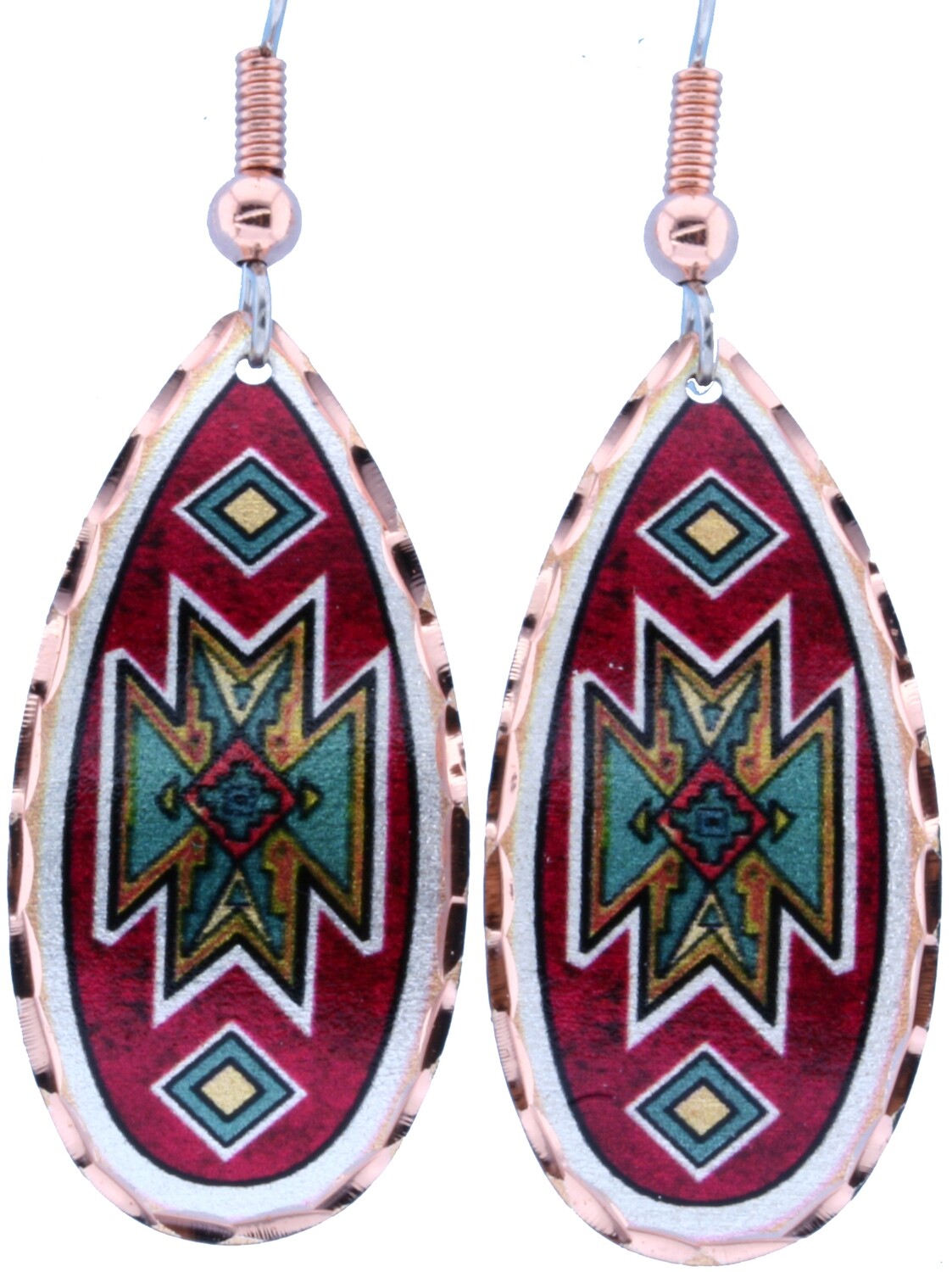 SW NATIVE AMERICAN EARRINGS LD-303