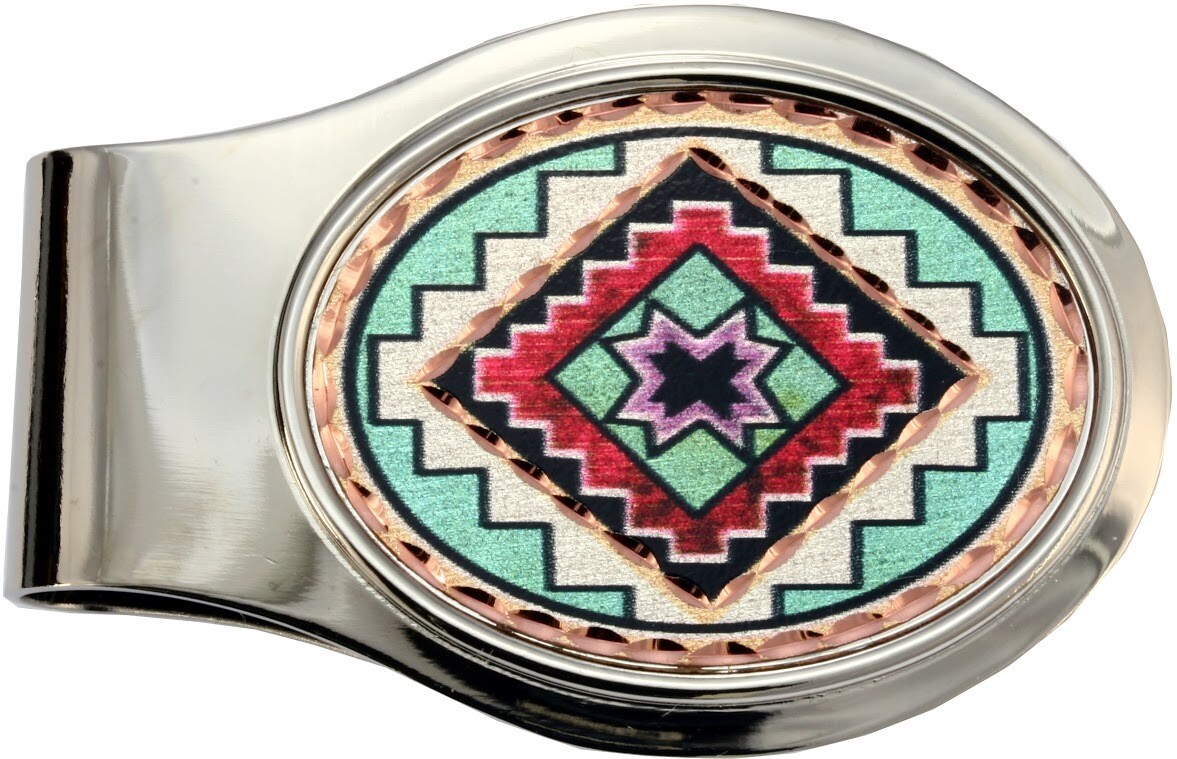 SW NATIVE INDIAN MONEY CLIPS ML-721