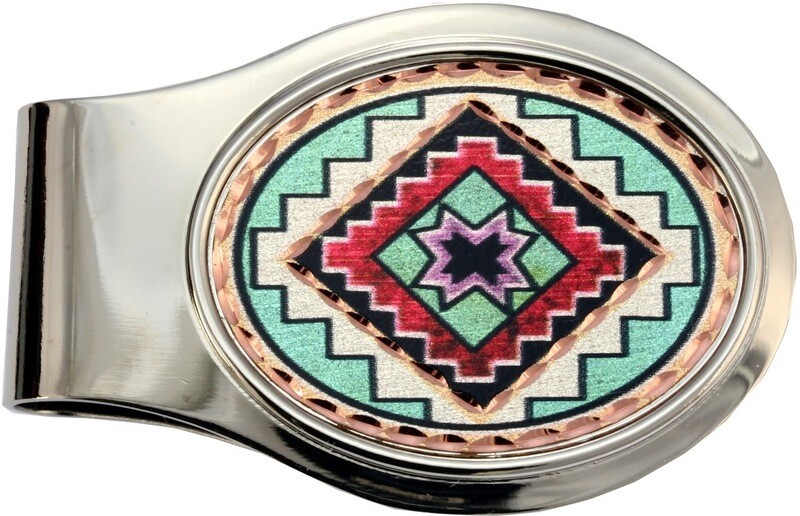 SW NATIVE INDIAN MONEY CLIPS ML-721
