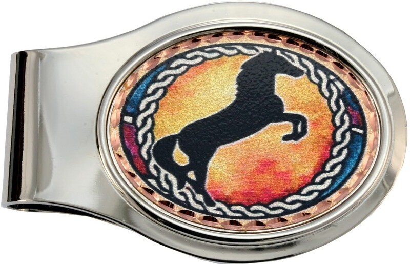 WESTERN HORSE MONEY CLIP ML-12