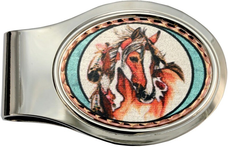 WESTERN HORSE MONEY CLIPS ML-16