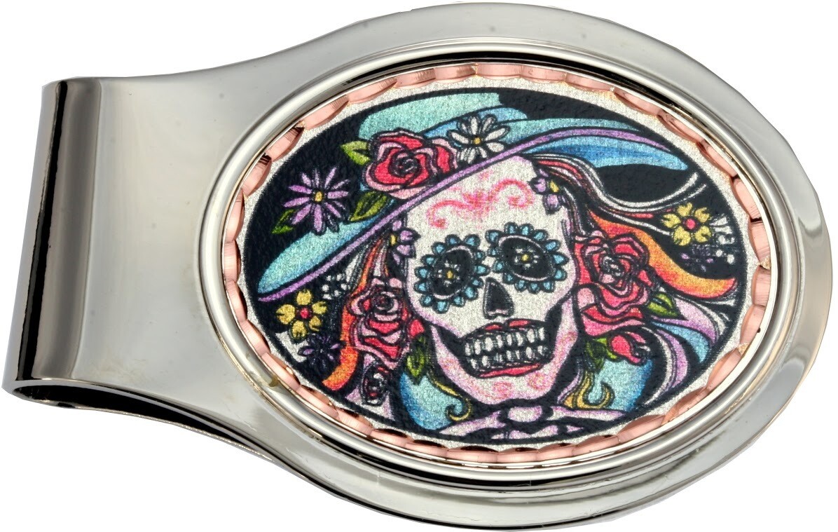 DAY OF THE DEAD MONEY CLIP ML-135