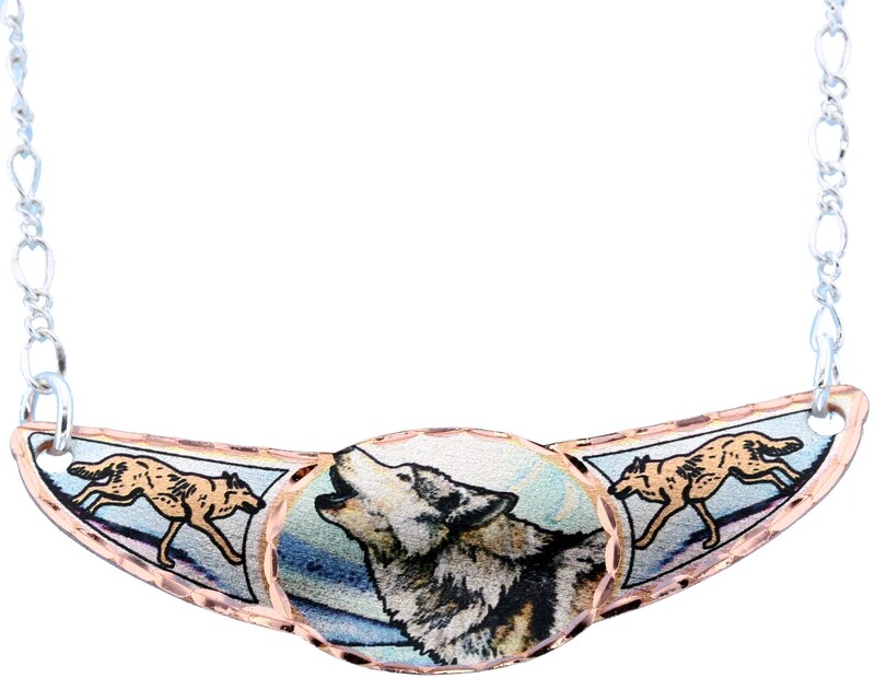 WOLF CHOKER NECKLACE JY-34