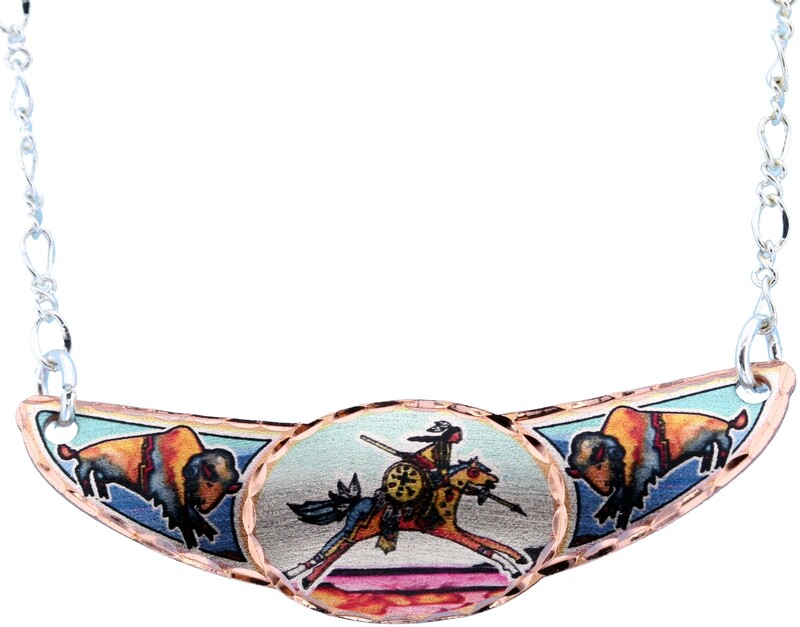 INDIAN WARRIOR CHOKER NECKLACE JY-333