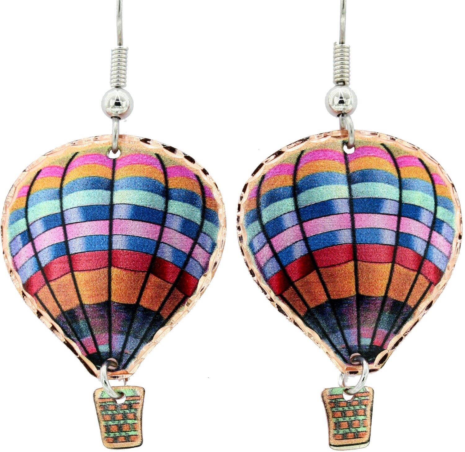 HOT AIR BALLOON DANGLE EARRINGS CM-117