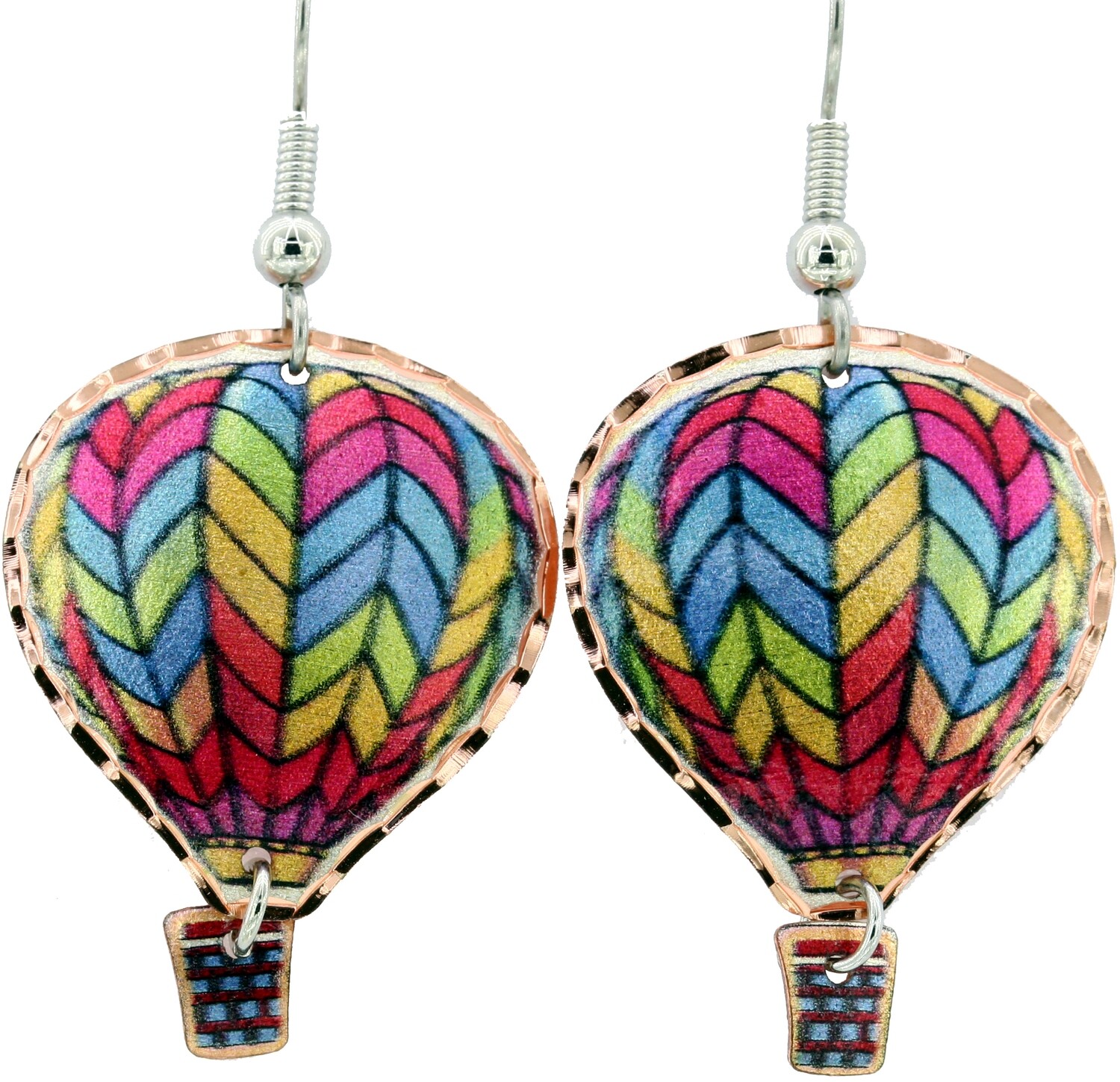 COLORFUL AIR BALLOON DANGLE EARRINGS LDM-181