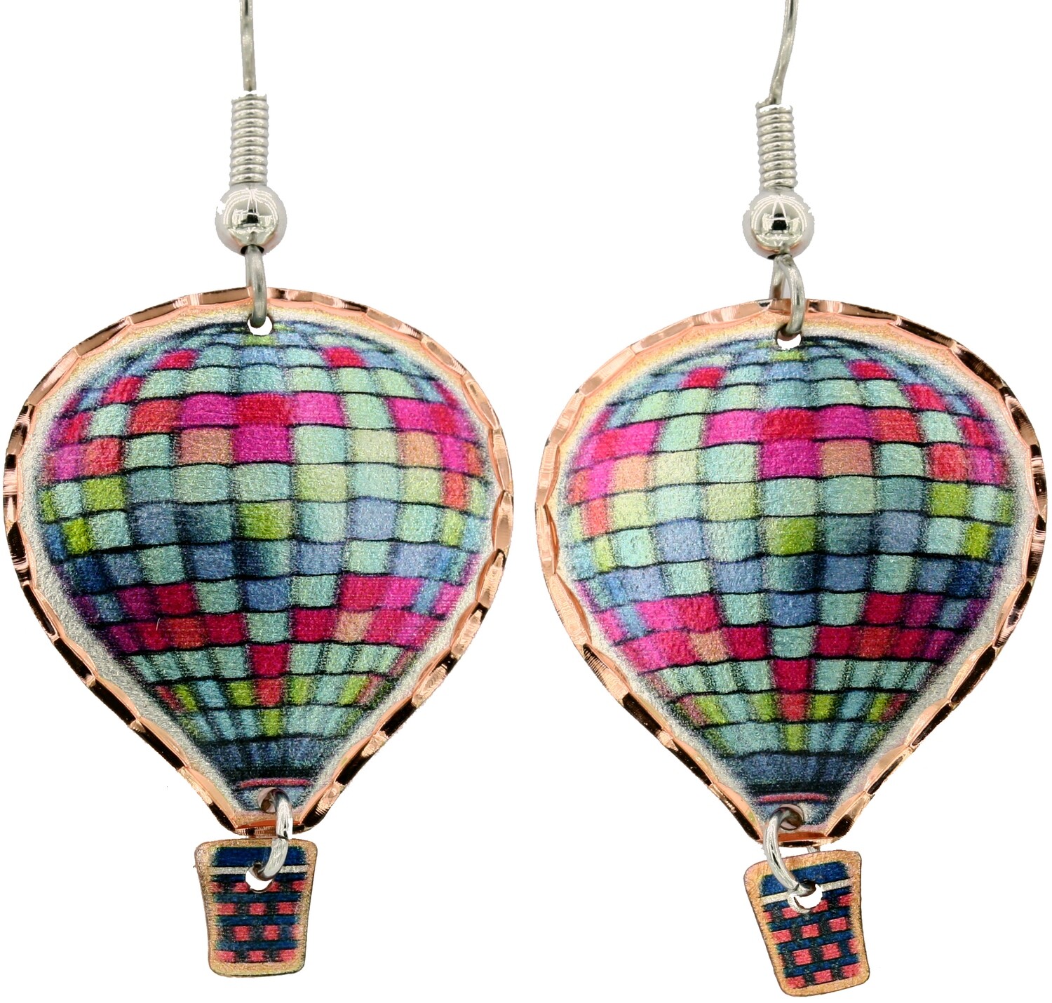 COLORFUL AIR BALLOON DANGLE EARRINGS LDM-182