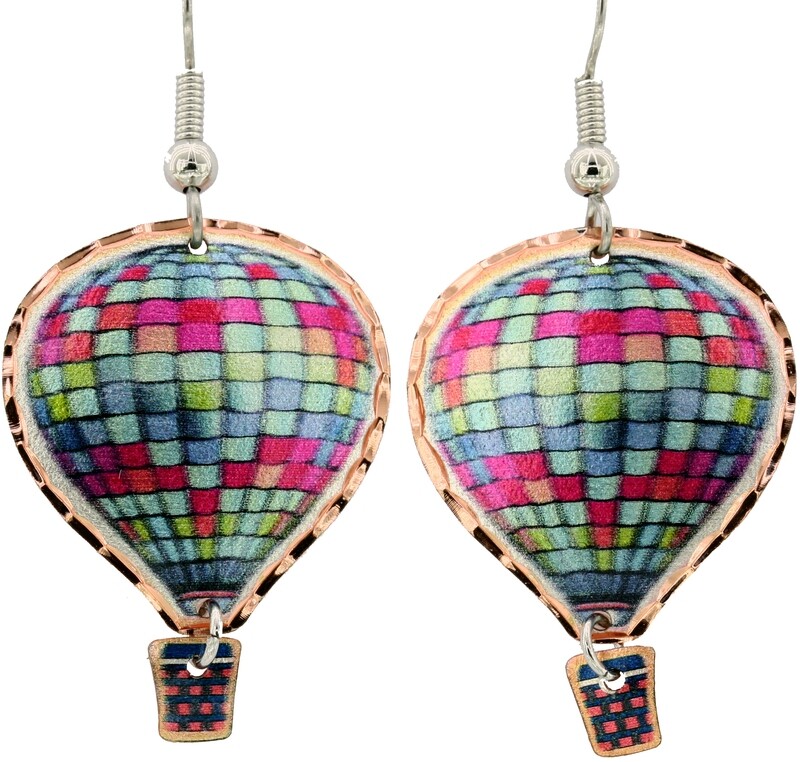 COLORFUL AIR BALLOON DANGLE EARRINGS LDM-182