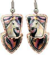 Dangle Native Horse Earrings LDM-121