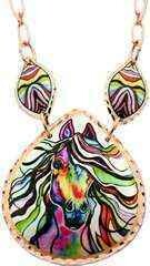 Western Horse Necklaces NC-LD42