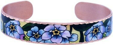 Alaska Forget-Me-Not Cuff Bracelet BYN-26