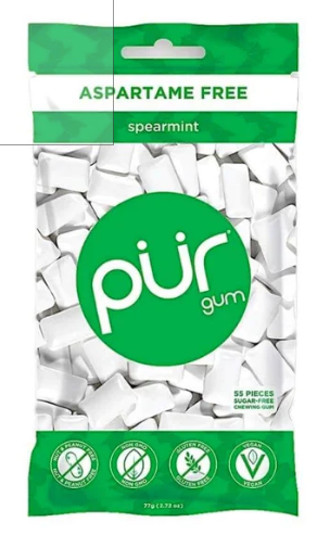 Pur Gum 55 piece  spearmint