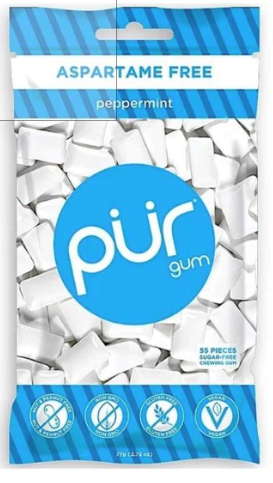 Pur Gum 55 piece  spearmint