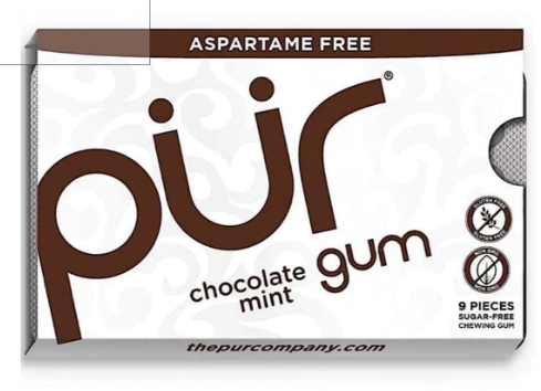 Pur gum Chocolate mint 9 piece