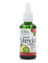 Nirvana Organics liquid stevia drops Ciitrus 50ml