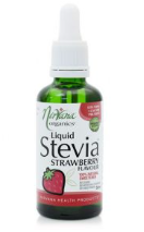Nirvana Organics liquid stevia drops Strawberry 50ml