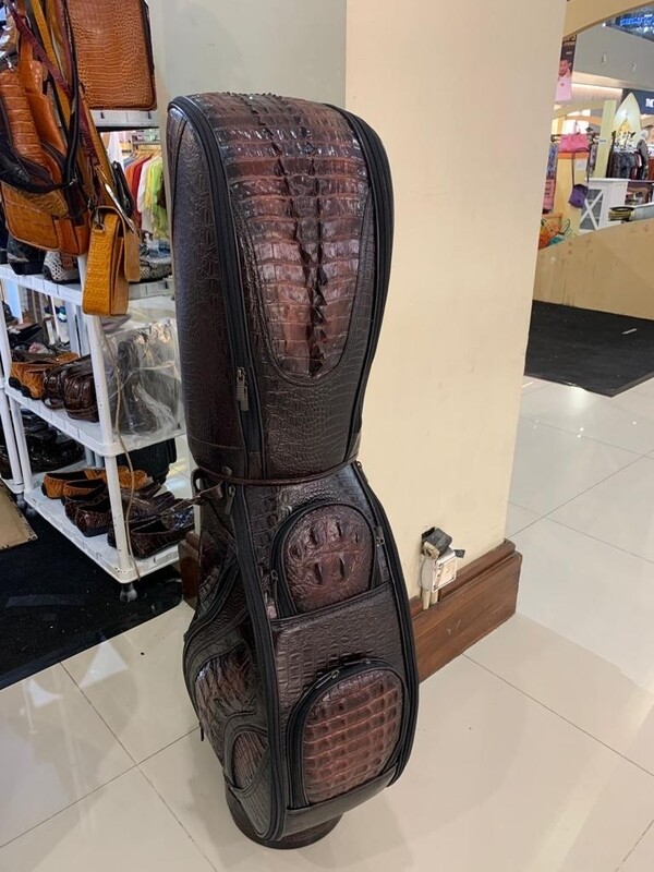 Golf Bags handmade crocodile craft