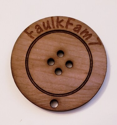 Personalized Custom Button Keychain