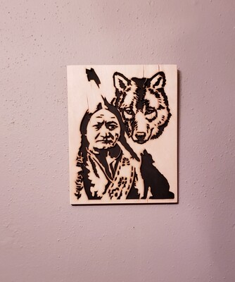 Shadowbox Laser cut art