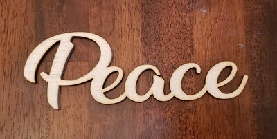 LASER CUT WOOD WORDS