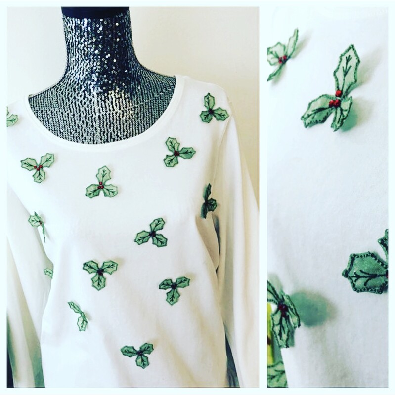 Small Holly Embellishment Design File M.O.M.
