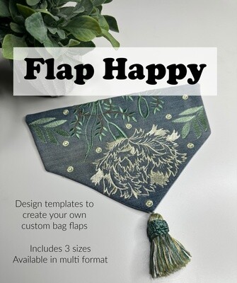Flap Happy Embroidery Design Files