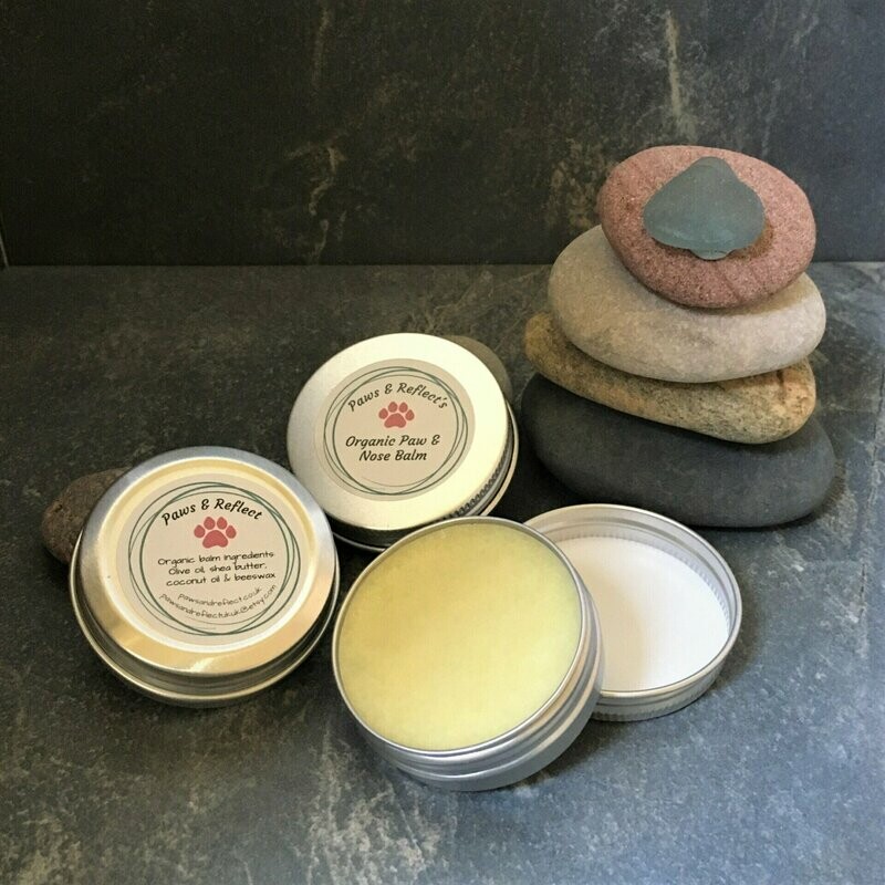Dog Paw & Nose Balm - unscented, organic