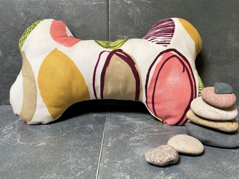 Dog Bone pillow - Tropical fruits