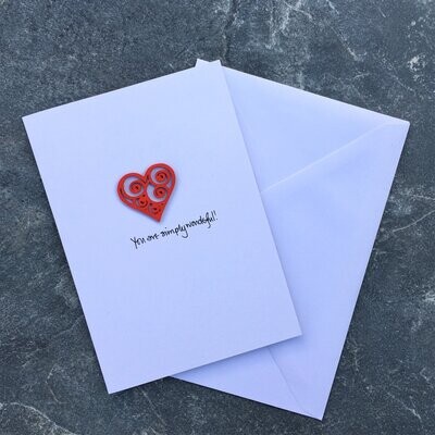Greetings Card - love token with various greetings