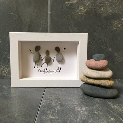Pebble art - Our Family Rocks