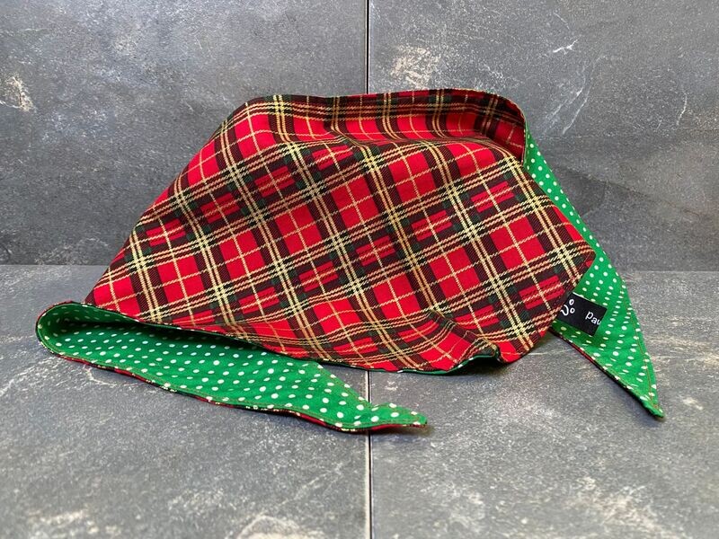 Bandana - Tartan red