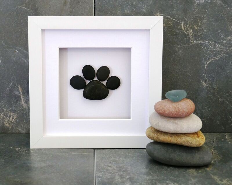 Pebble Art - Paw Print