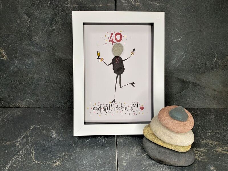 Pebble art - 40 and still rockin'it