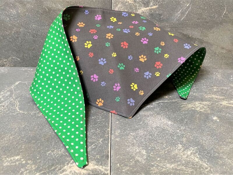 Bandana - Paws multi coloured