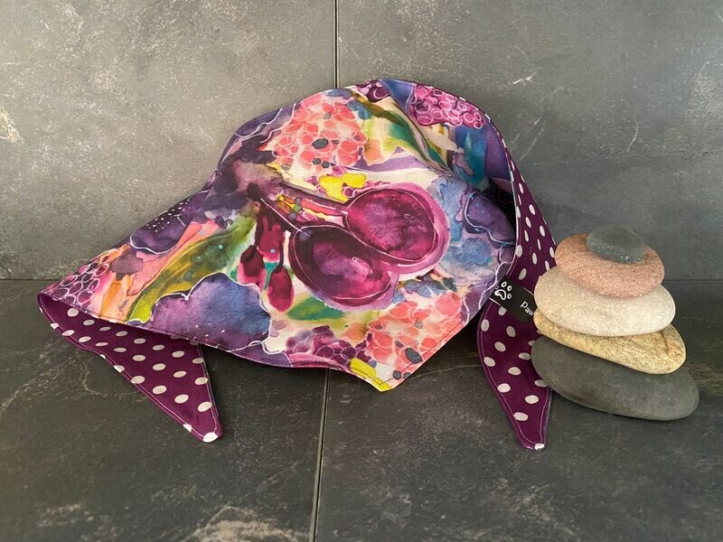 Bandana - Flowers purple & pink