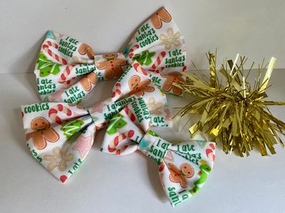 Christmas Bow tie - I Ate Santa's Cookies