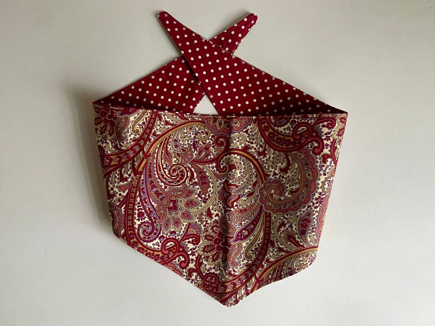 Bandana - Paisley burgundy