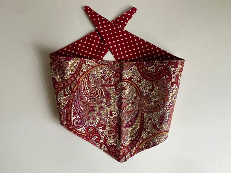 Bandana - Paisley burgundy