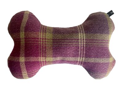 Posh Paws Dog Bone pillow - Balmoral Amethyst