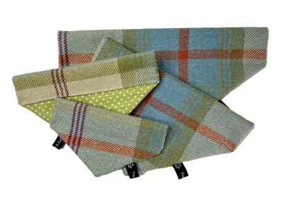 Posh Paws Bandana - over the collar- Balmoral Aqua