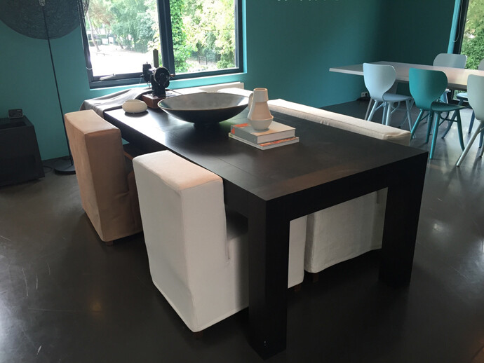 LINTELOO VNU / Tisch by Henk Vos Eiche Smoke (275 x 98 cm)